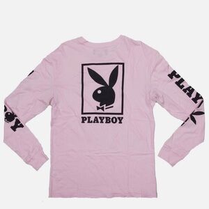 Playboy x Pacsun pink long sleeve shirt small